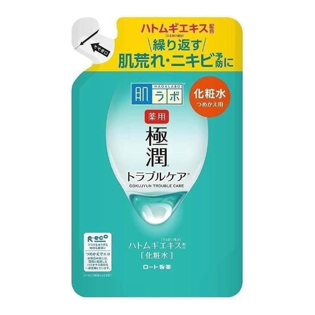 日本乐敦制药 极润健康调理化妆水/化妆水补充包170ml
