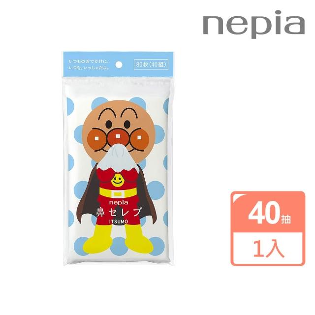 日本王子制纸 面包超人直式卫生纸随身包40抽