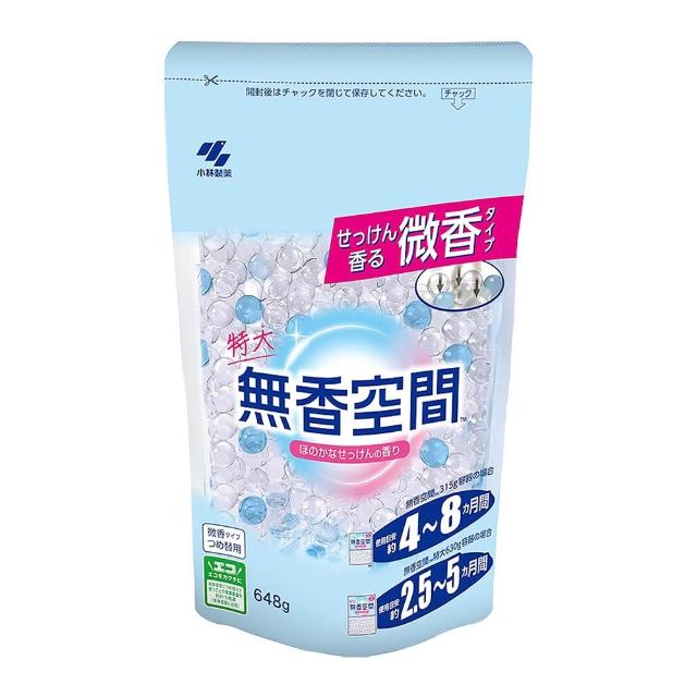 日本无香空间 居家室内除臭芳香剂补充包648g